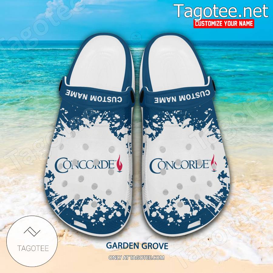 Concorde Career College-Garden Grove Logo Crocs Clogs - BiShop a