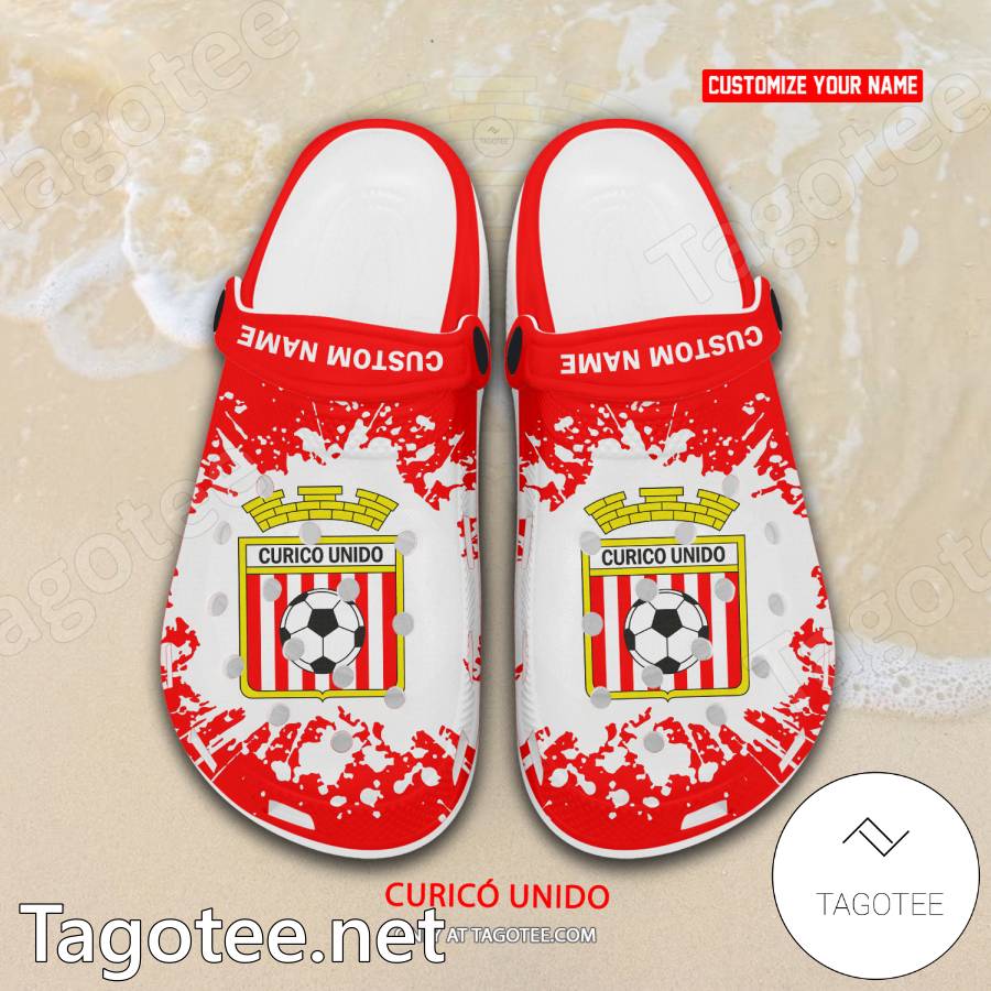 Curico Unido Custom Name Crocs Clogs - EmonShop a