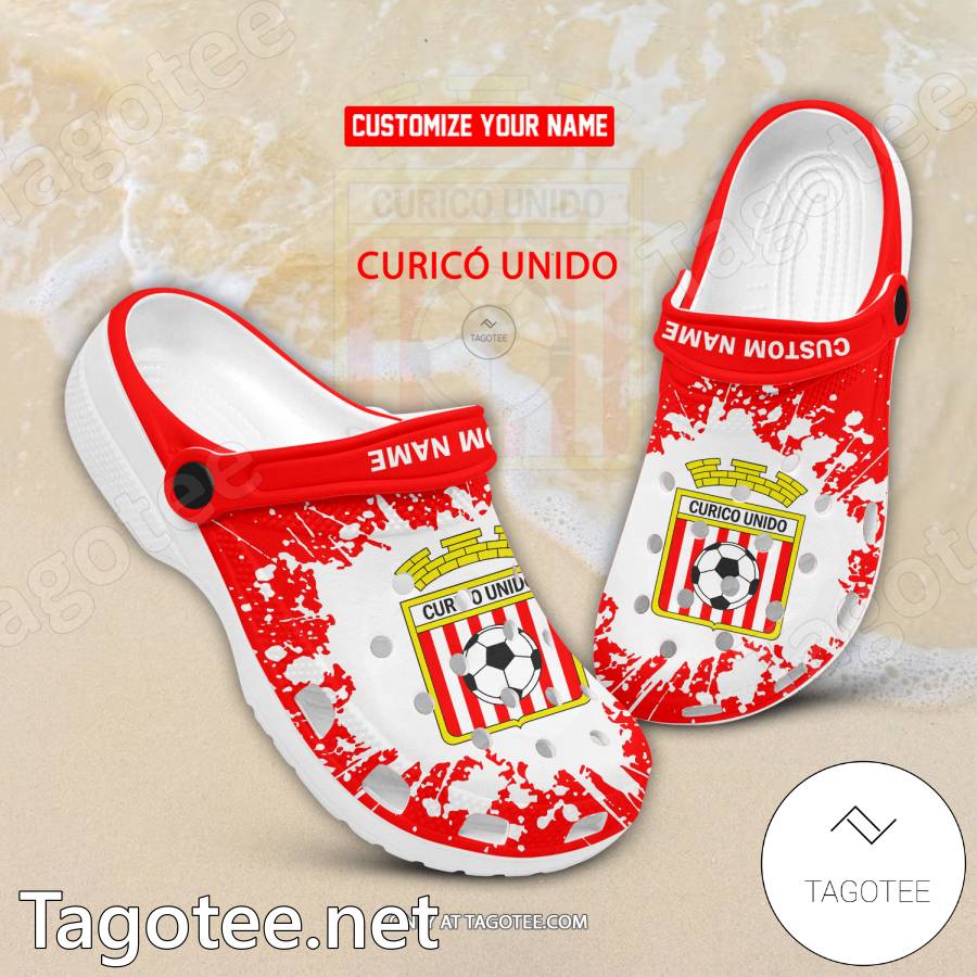 Curico Unido Custom Name Crocs Clogs - EmonShop