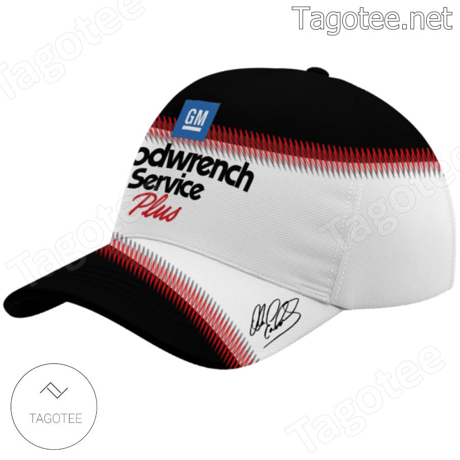 Dale Earnhardt Goodwrench Service Plus White Black Nascar Cap a