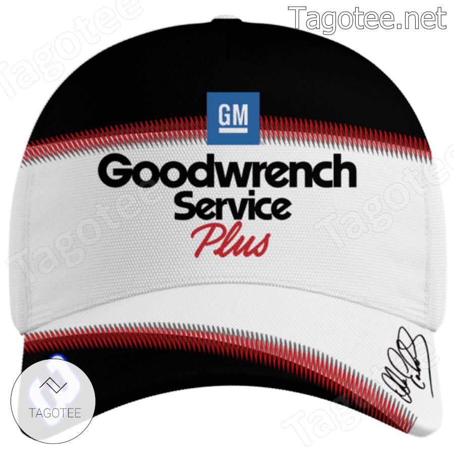 Dale Earnhardt Goodwrench Service Plus White Black Nascar Cap