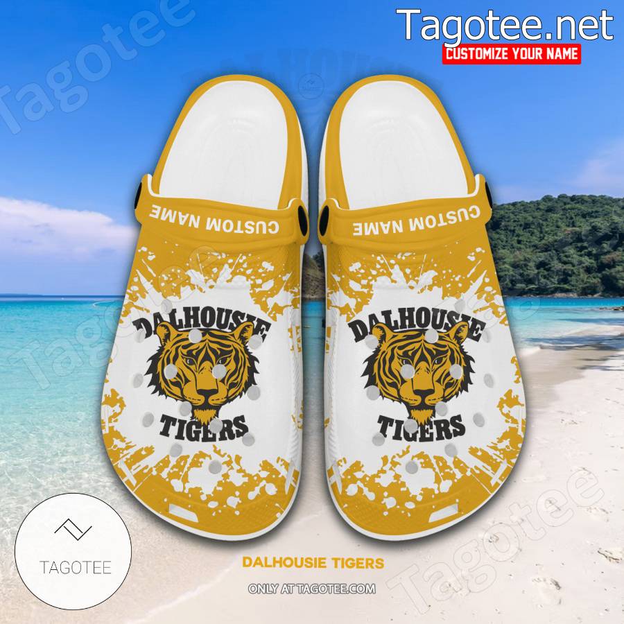 Dalhousie Tigers Personalized Crocs Clogs - EmonShop a