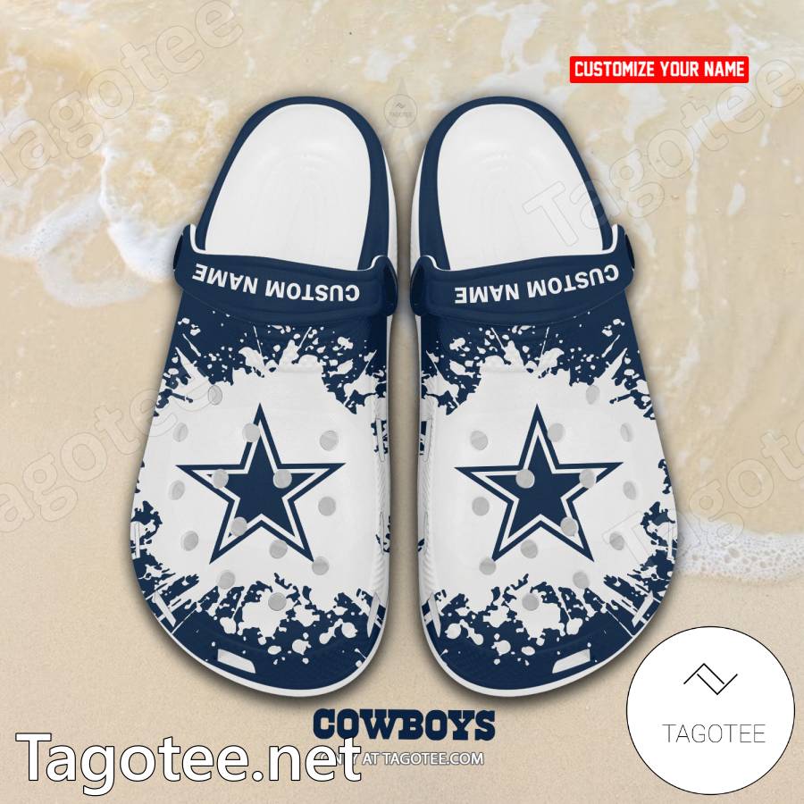 Dallas Cowboys Custom Crocs Clogs - EmonShop a