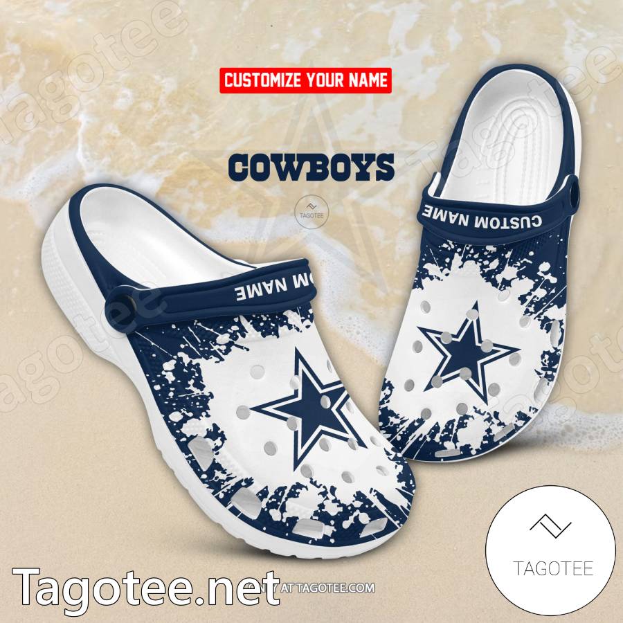 Dallas Cowboys Custom Crocs Clogs - EmonShop