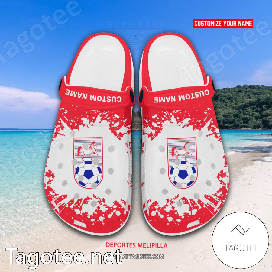 Deportes Melipilla Custom Name Crocs Clogs - EmonShop a