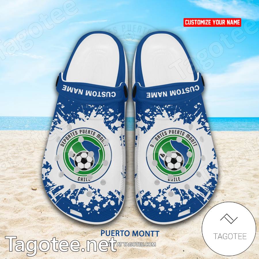 Deportes Puerto Montt Custom Name Crocs Clogs - EmonShop a