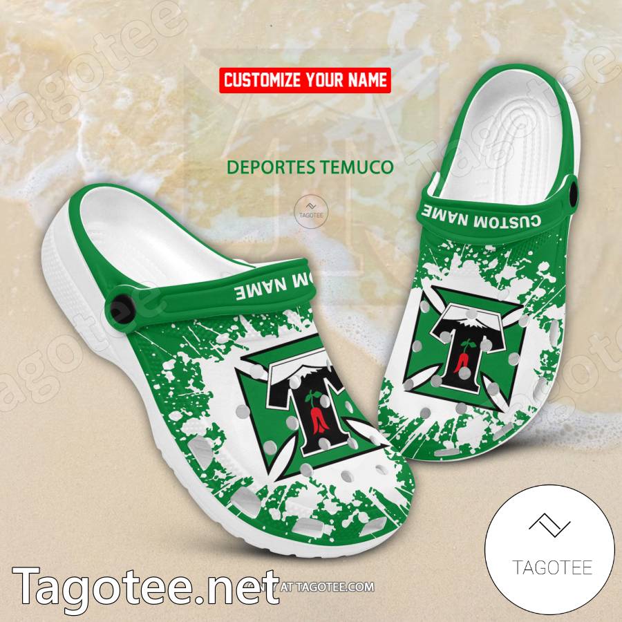 Deportes Temuco Custom Name Crocs Clogs - EmonShop