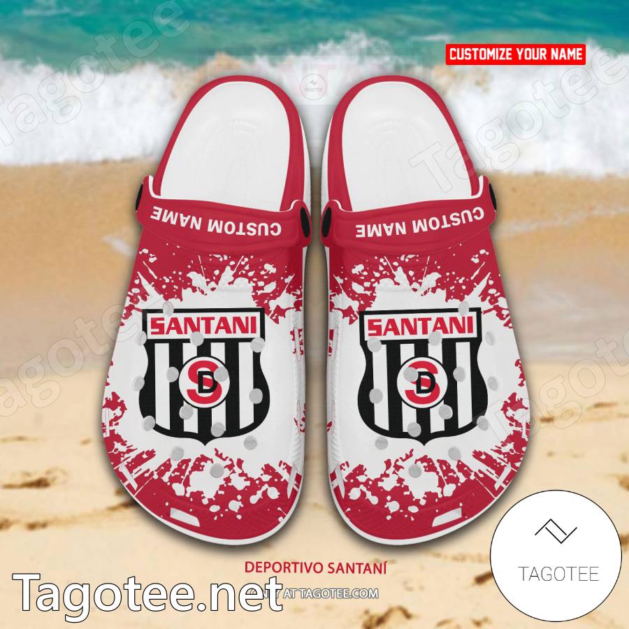 Deportivo Santani Custom Name Crocs Clogs - EmonShop a