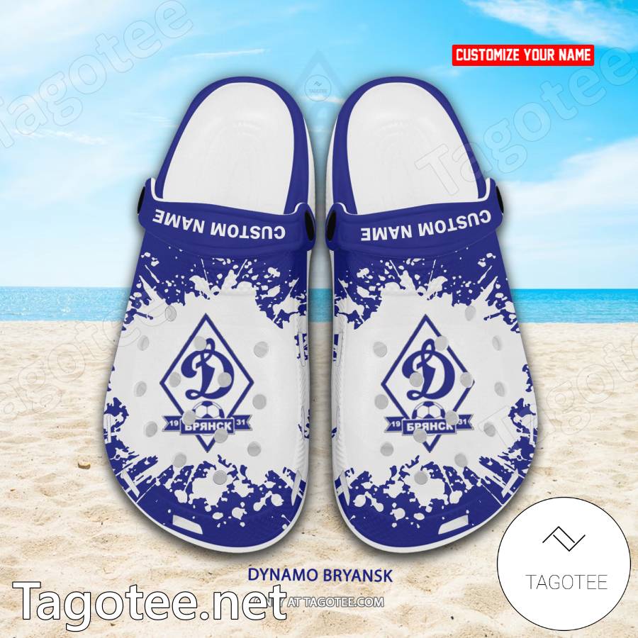 Dynamo Bryansk Custom Name Crocs Clogs - EmonShop a