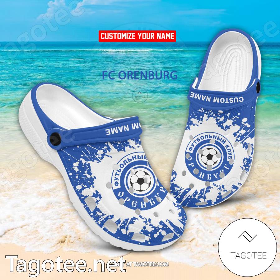 FC Orenburg Custom Name Crocs Clogs - EmonShop