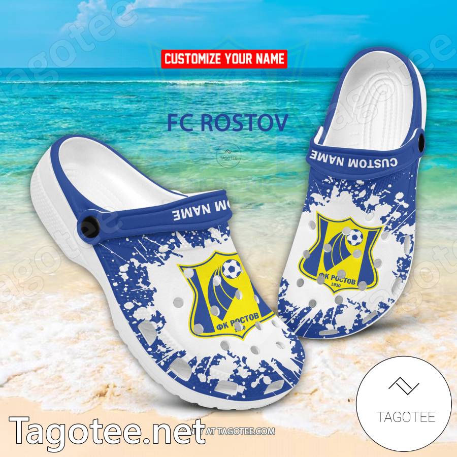 FC Rostov Custom Name Crocs Clogs - EmonShop