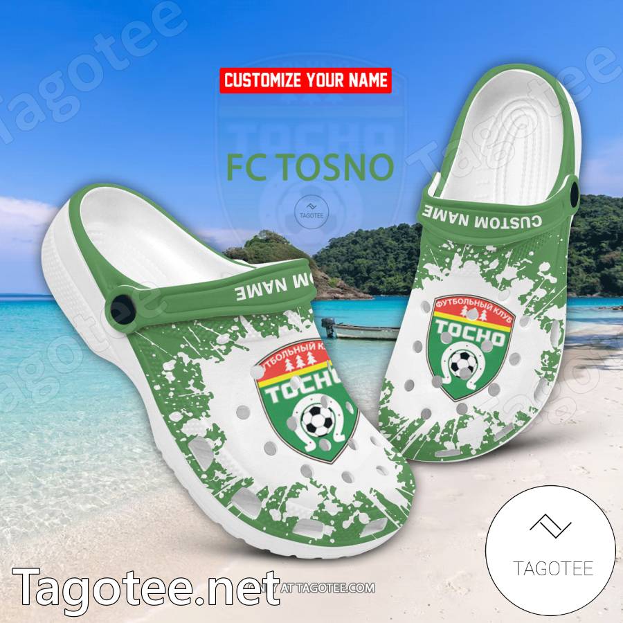 FC Tosno Custom Name Crocs Clogs - EmonShop