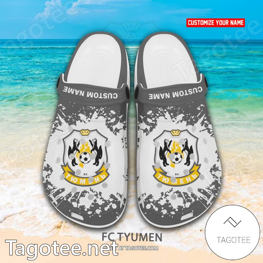 FC Tyumen Custom Name Crocs Clogs - EmonShop a