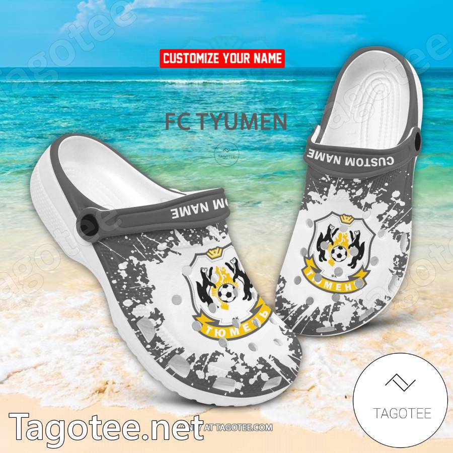 FC Tyumen Custom Name Crocs Clogs - EmonShop