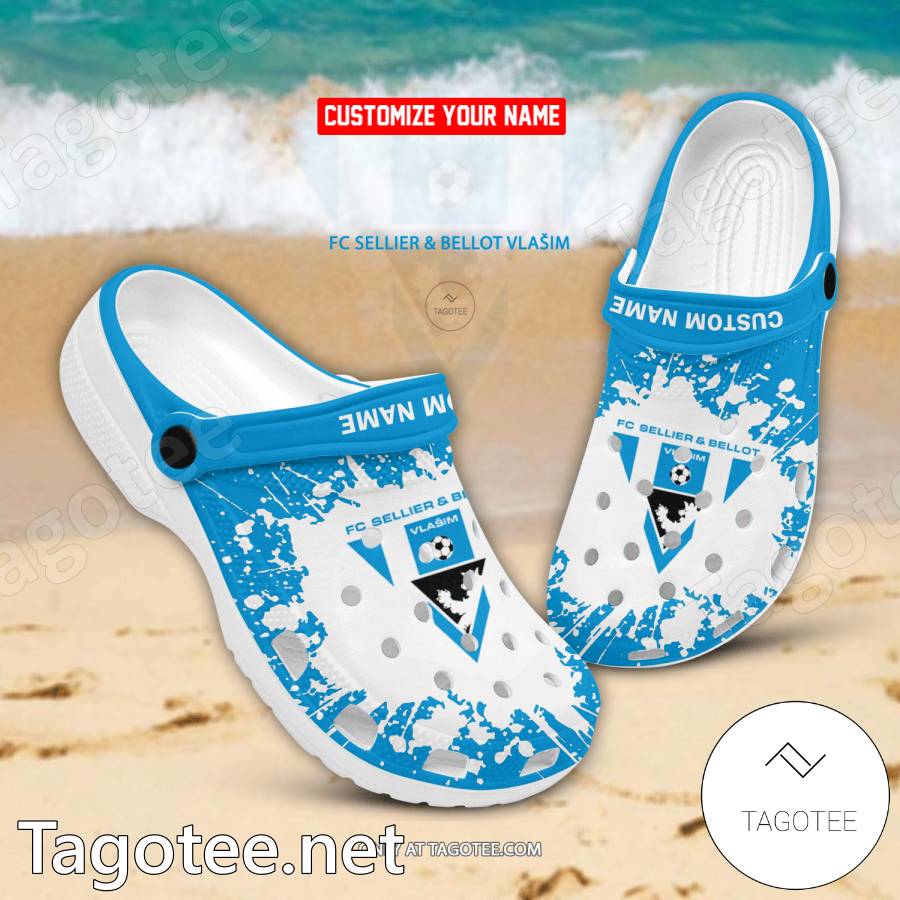 FC Vlasim Custom Name Crocs Clogs - EmonShop