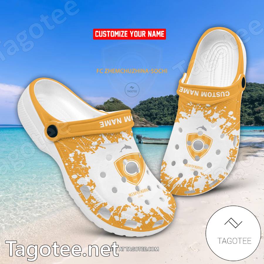 FC Zhemchuzhina-Sochi Custom Name Crocs Clogs - EmonShop