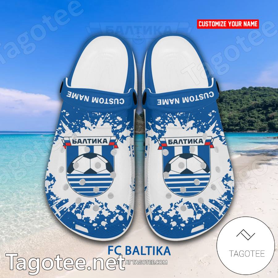 FK Baltika Kaliningrad Custom Name Crocs Clogs - EmonShop a