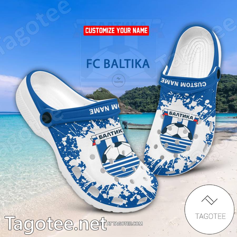 FK Baltika Kaliningrad Custom Name Crocs Clogs - EmonShop