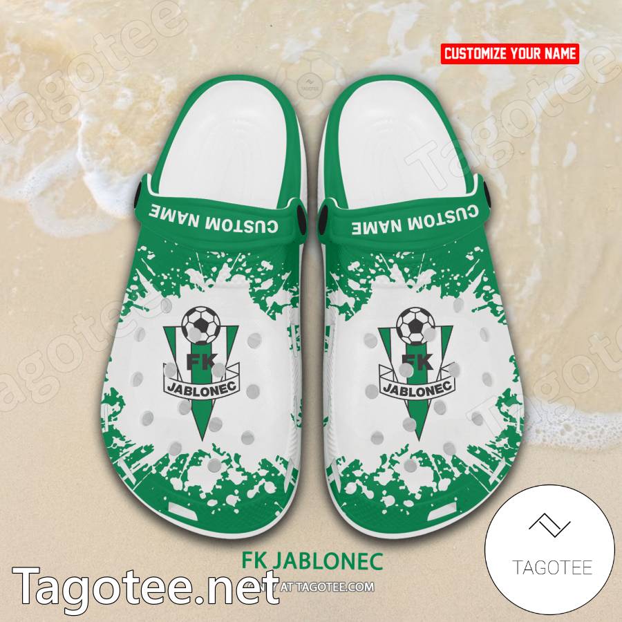 FK Jablonec Custom Name Crocs Clogs - EmonShop a