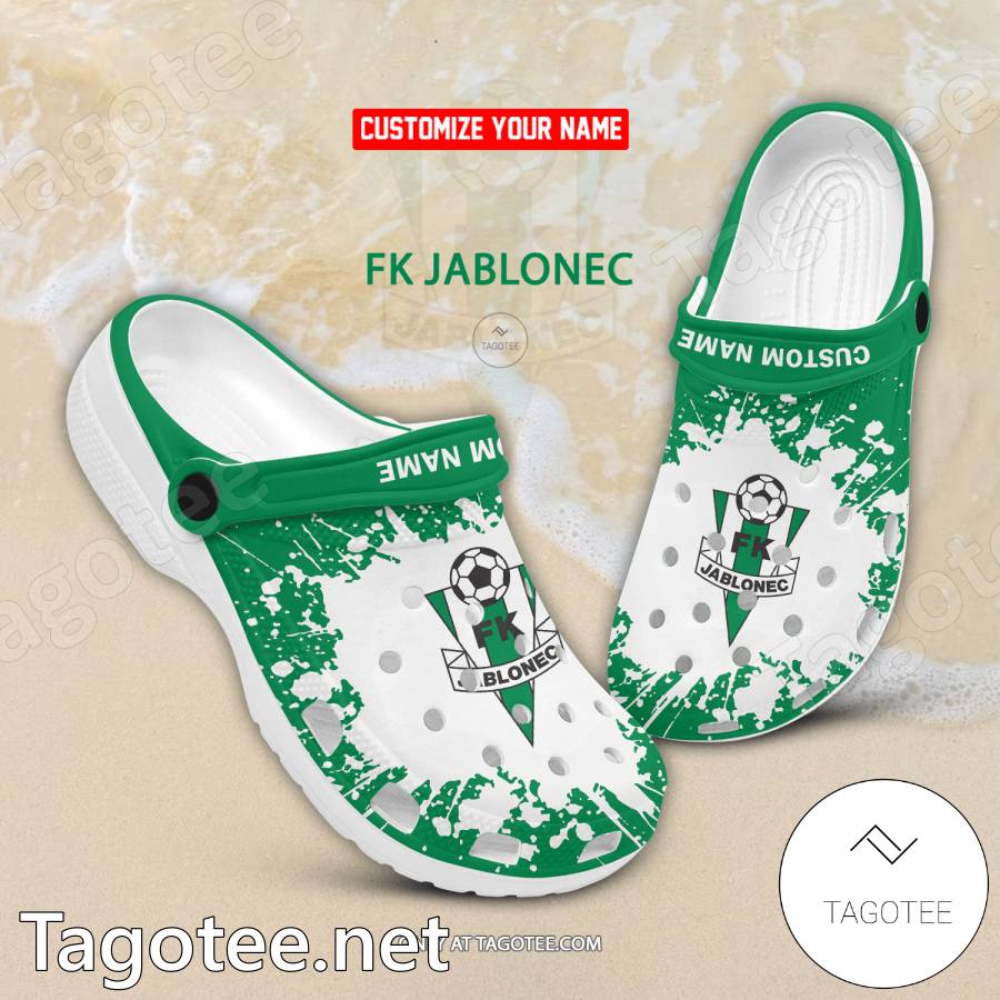 FK Jablonec Custom Name Crocs Clogs - EmonShop