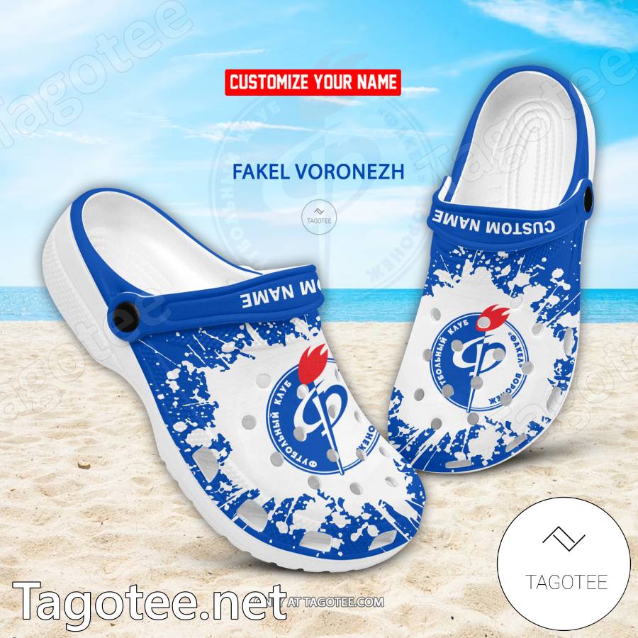 Fakel Voronezh Custom Name Crocs Clogs - EmonShop