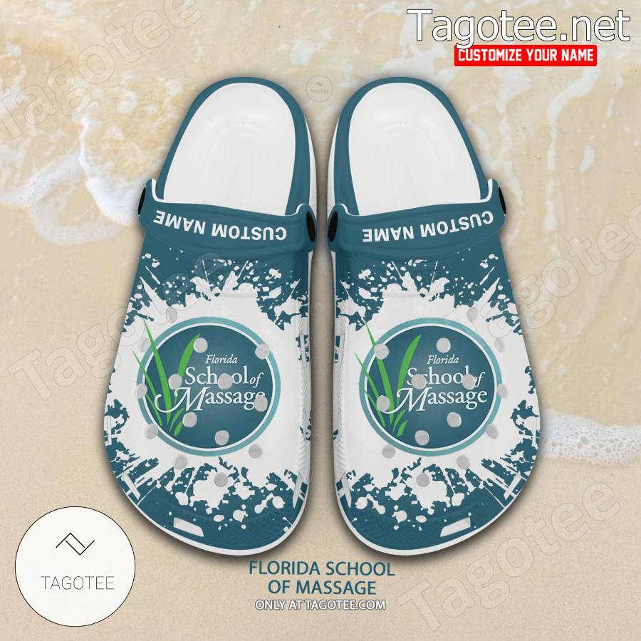 Florida School of Massage Logo Crocs Clogs - BiShop a