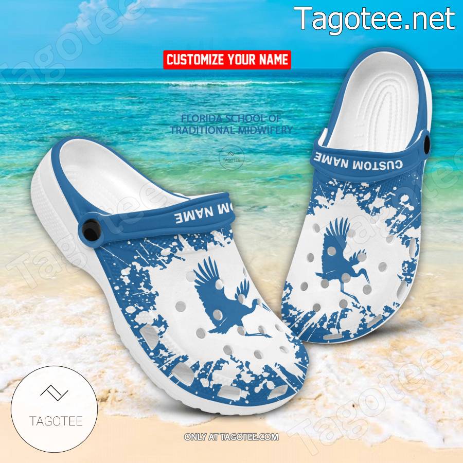 Florida School of Traditional Midwifery Logo Crocs Clogs - BiShop