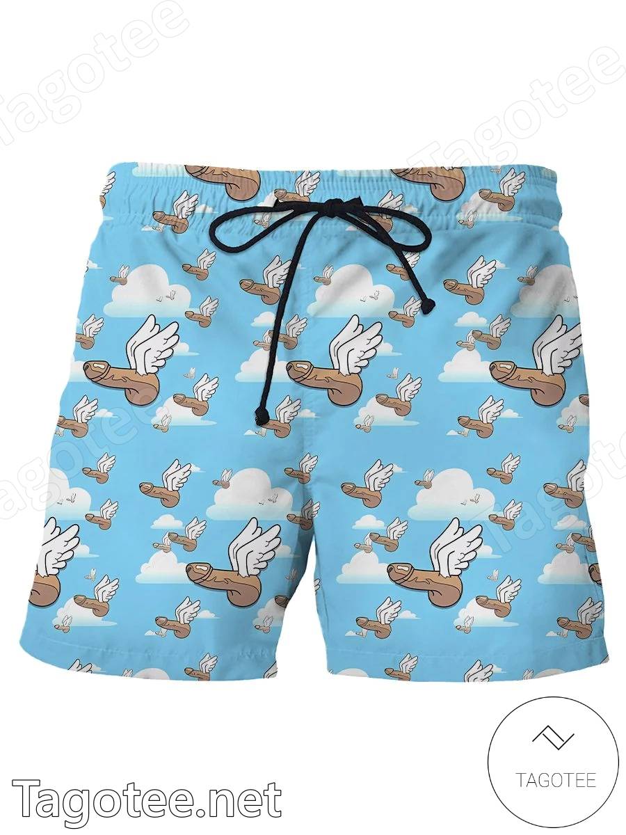 Flying Cloud Cock Beach Shorts a