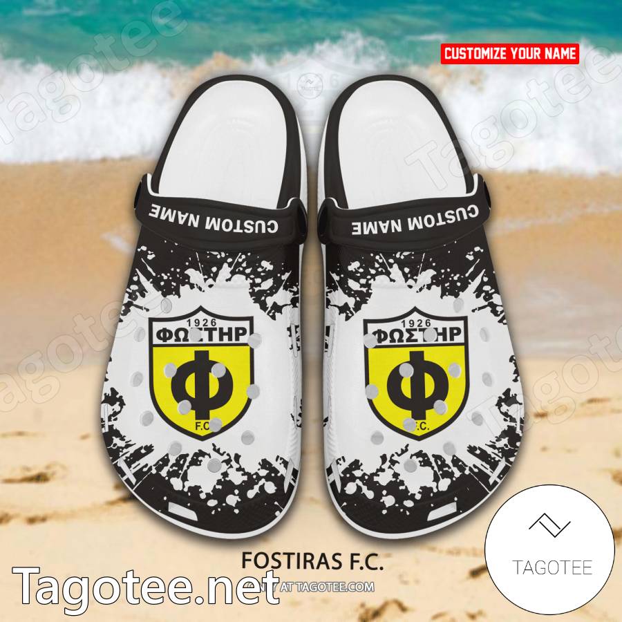 Fostiras FC Custom Name Crocs Clogs - EmonShop a