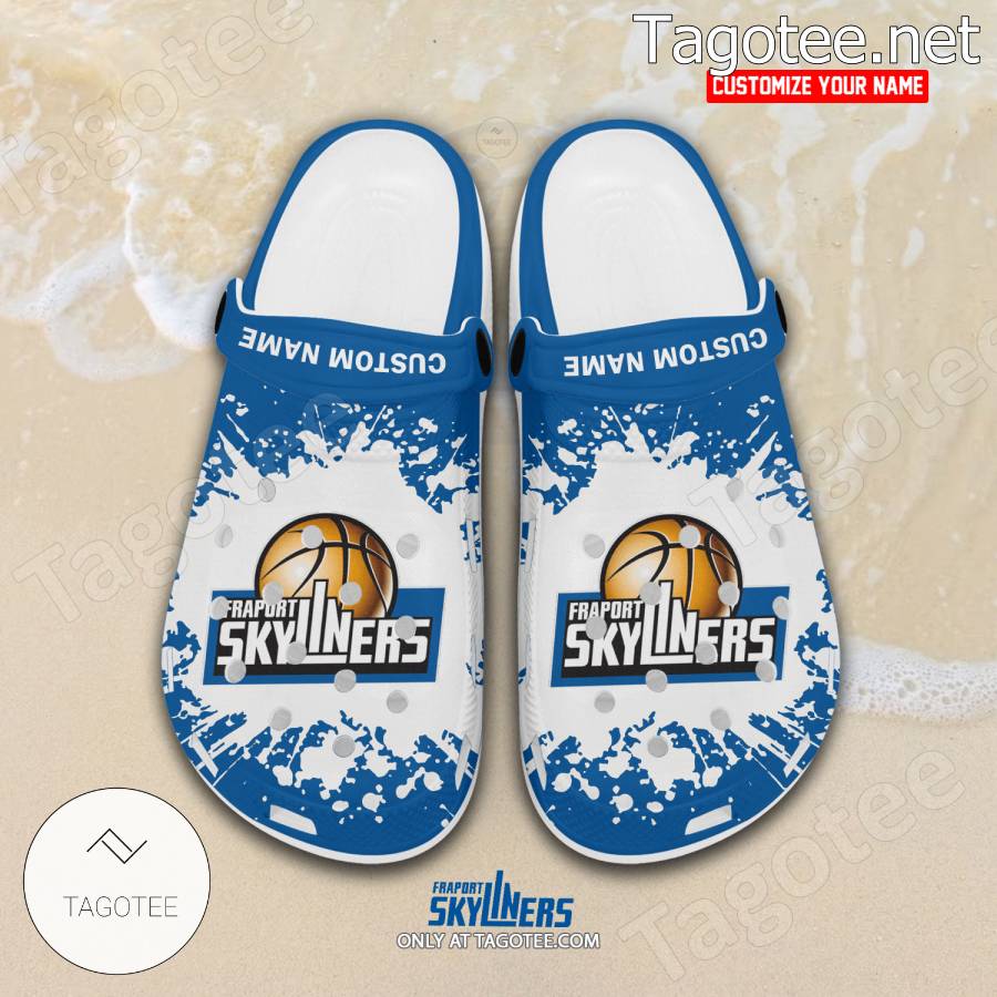 Fraport Skyliners Logo Crocs Clogs - EmonShop a