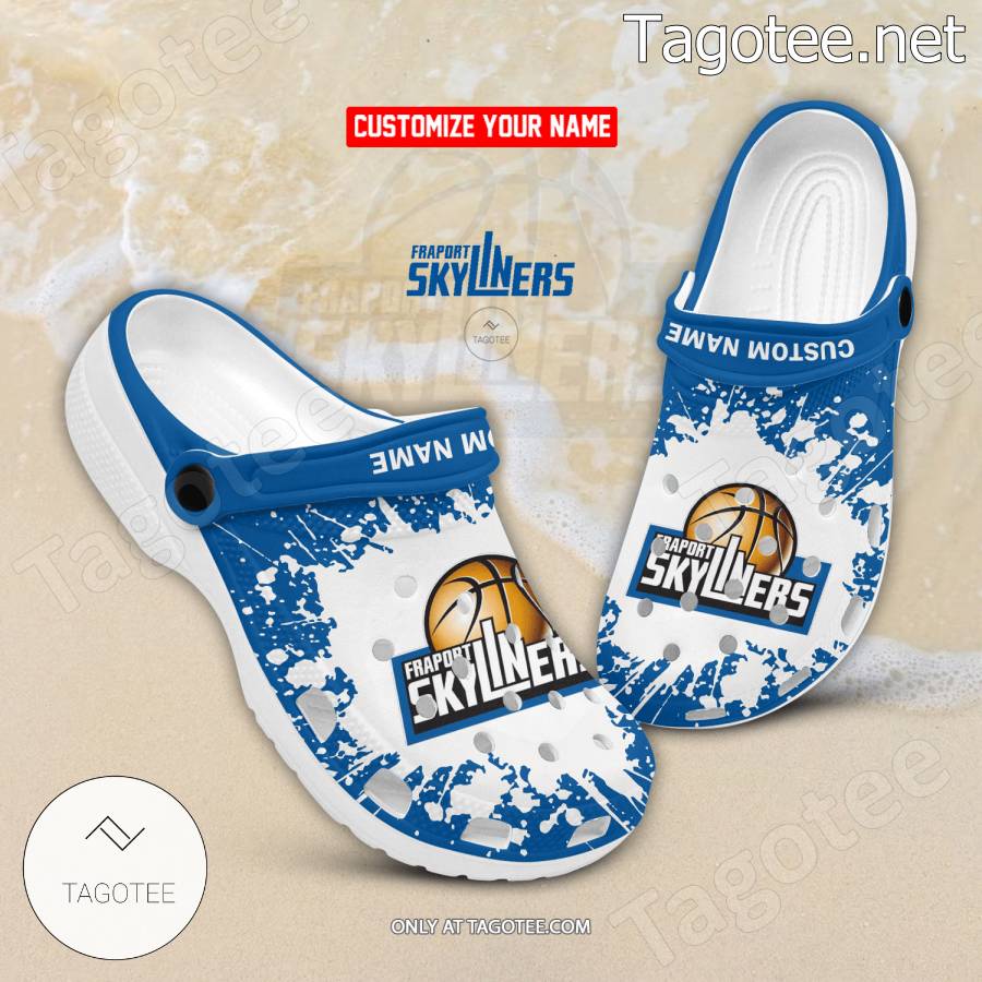 Fraport Skyliners Logo Crocs Clogs - EmonShop