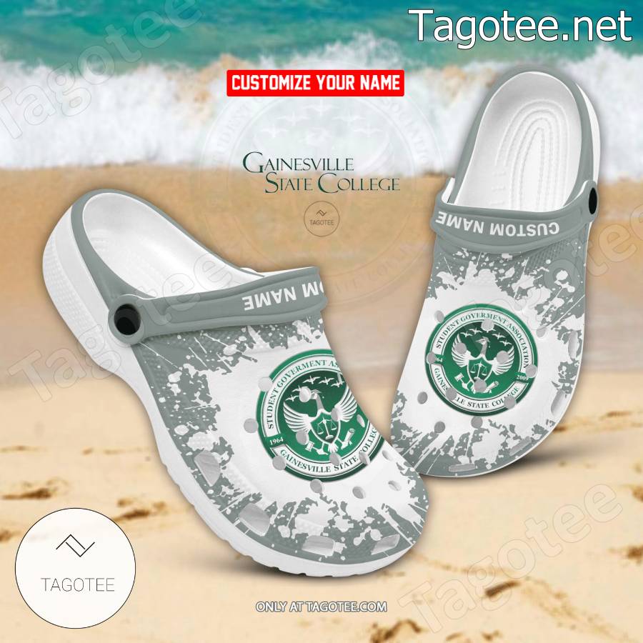 Gainesville State College Logo Crocs Clogs - BiShop