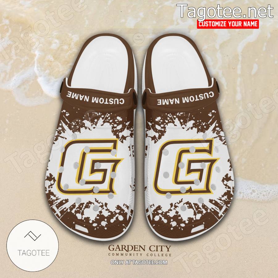 Garden City Community College Logo Crocs Clogs - BiShop a