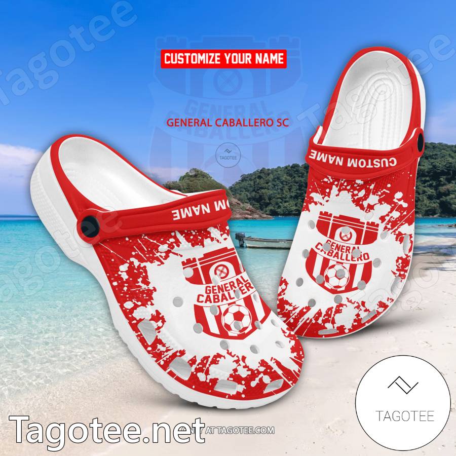 General Caballero SC Custom Name Crocs Clogs - EmonShop