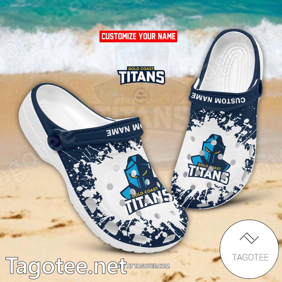 Gold Coast Titans Custom Crocs Clogs - EmonShop