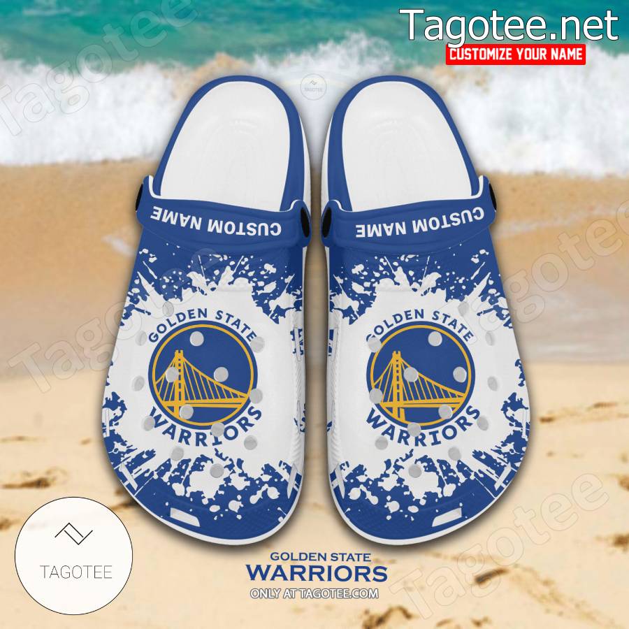 Golden State Warriors Crocs Clogs - EmonShop a