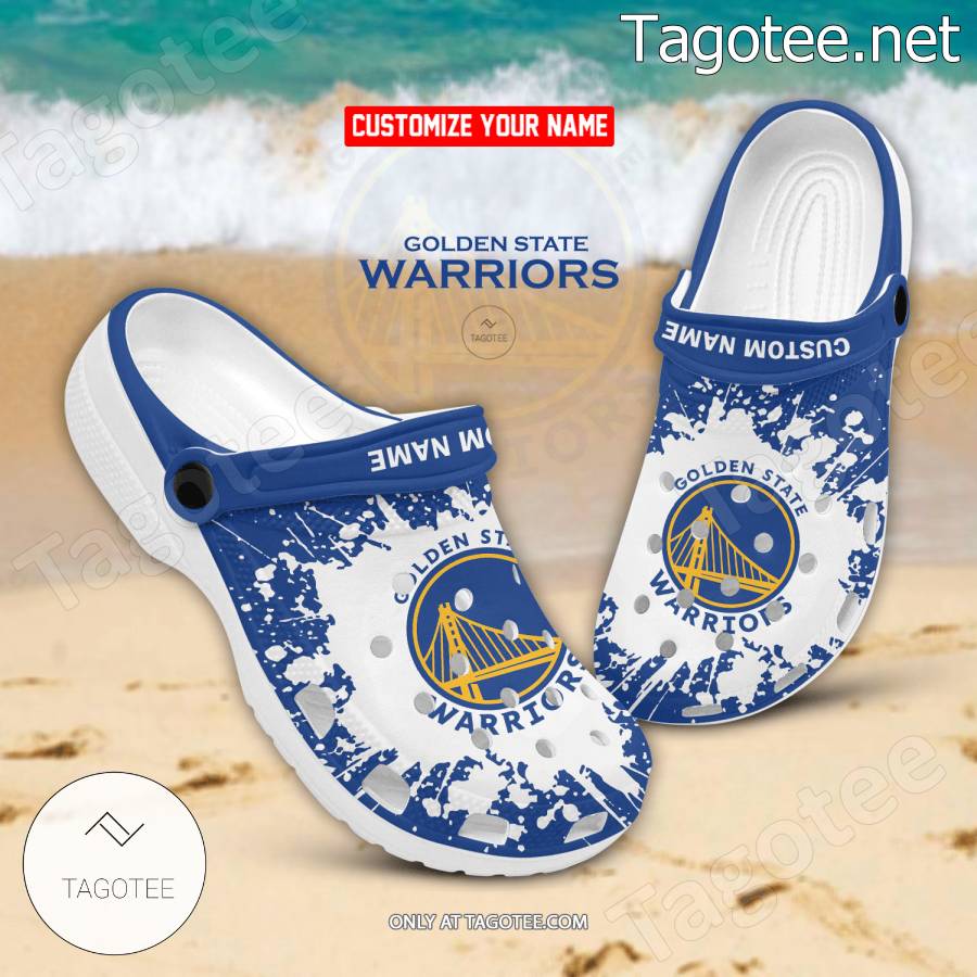 Golden State Warriors Crocs Clogs - EmonShop