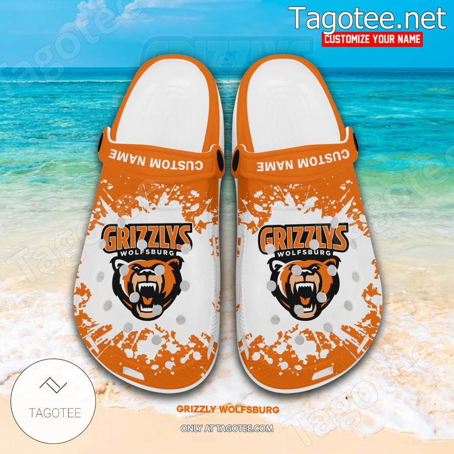 Grizzly Wolfsburg Personalized Crocs Clogs - EmonShop a