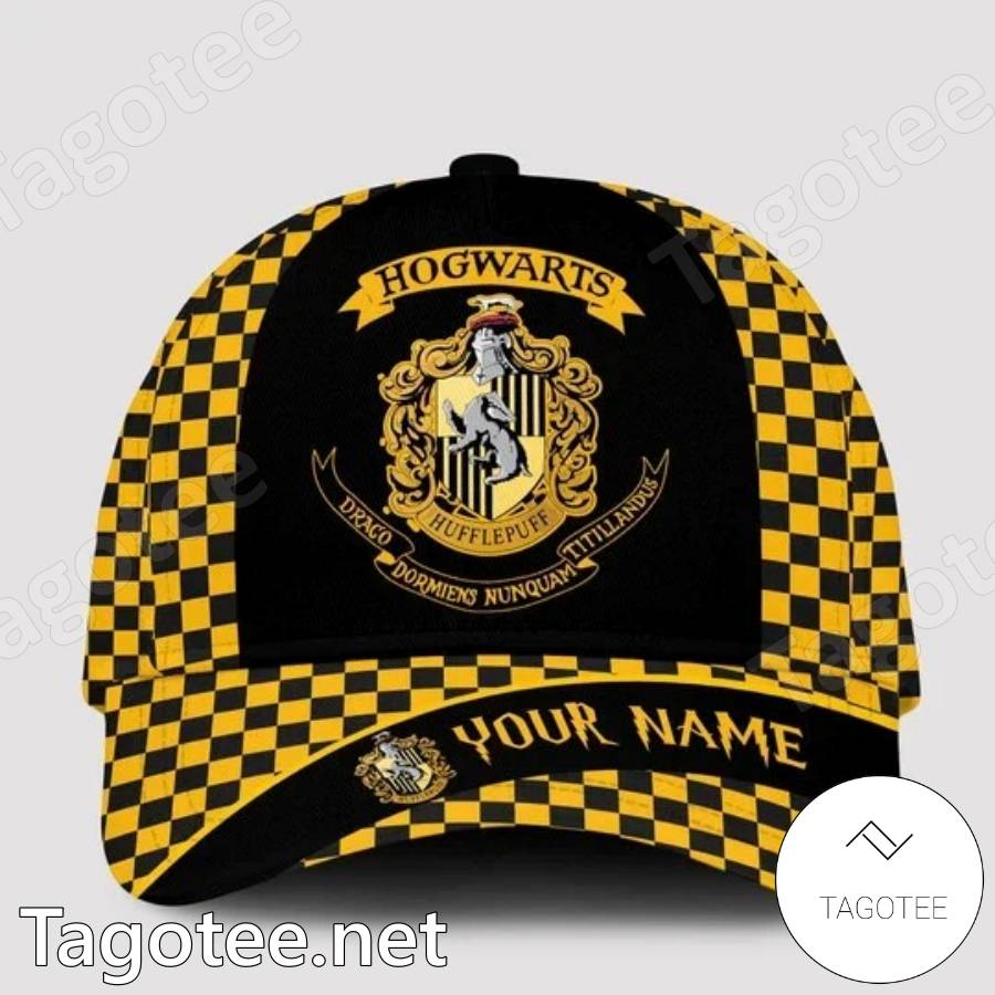 Harry Potter Hogwarts Hufflepuff Personalized Cap