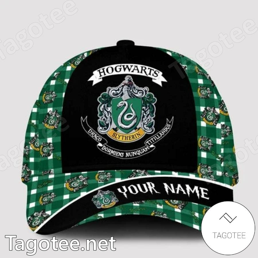 Harry Potter Hogwarts Slytherin Personalized Cap