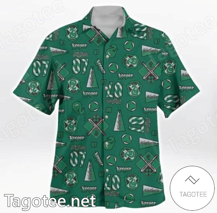 Awesome Harry Potter Keeper Slytherin Hawaiian Shirt