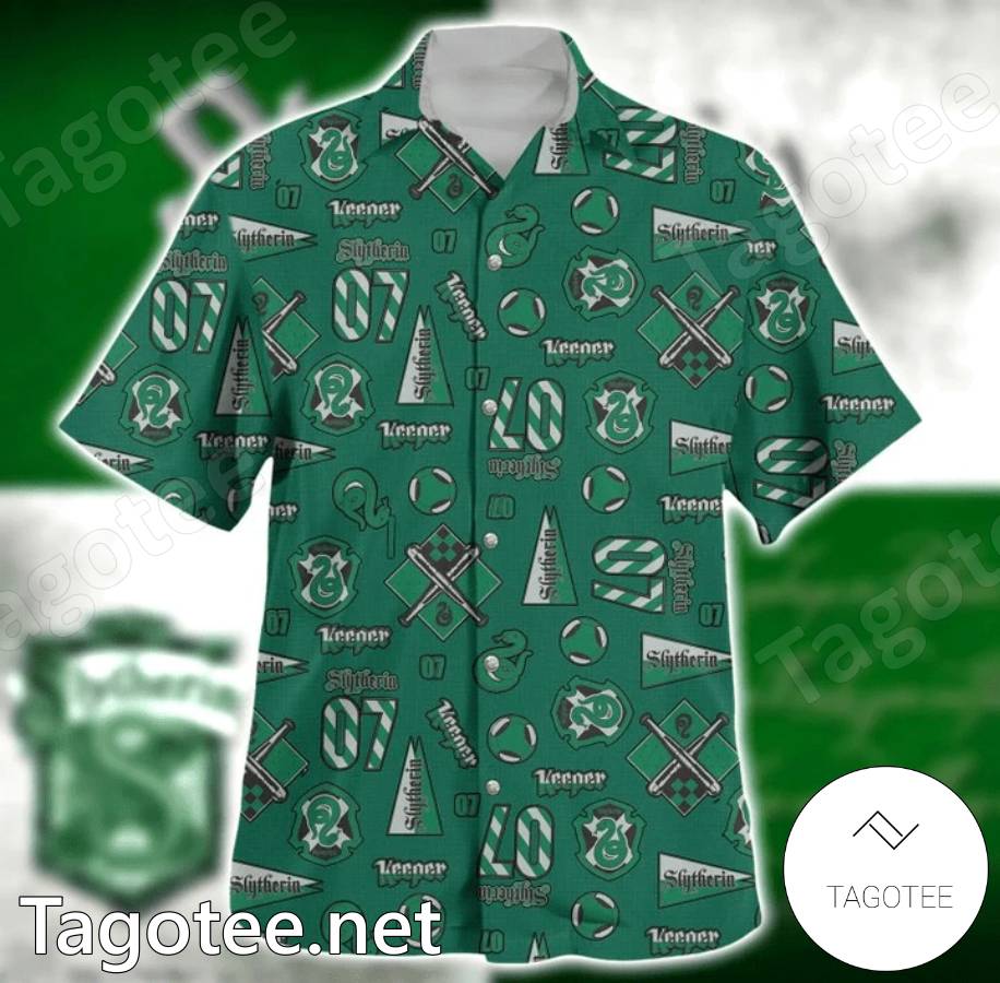 Harry Potter Keeper Slytherin Hawaiian Shirt