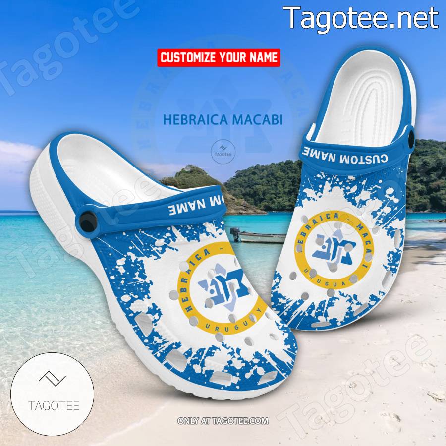 Hebraica Macabi Custom Crocs Clogs - EmonShop