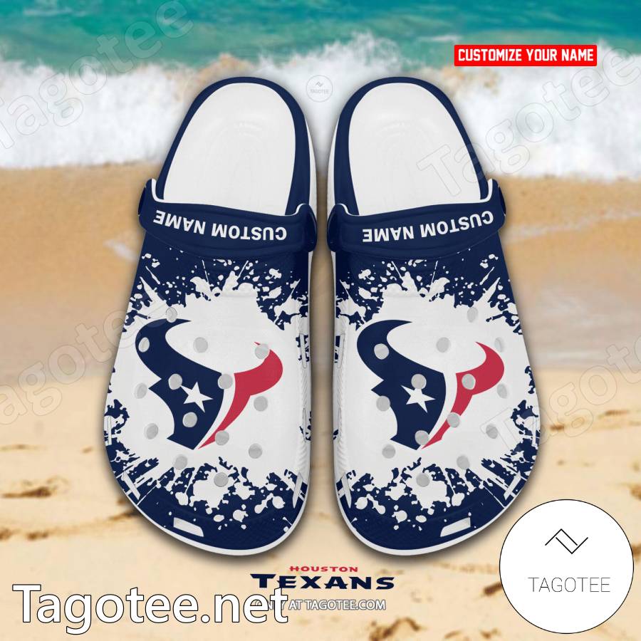 Houston Texans Custom Crocs Clogs - EmonShop a