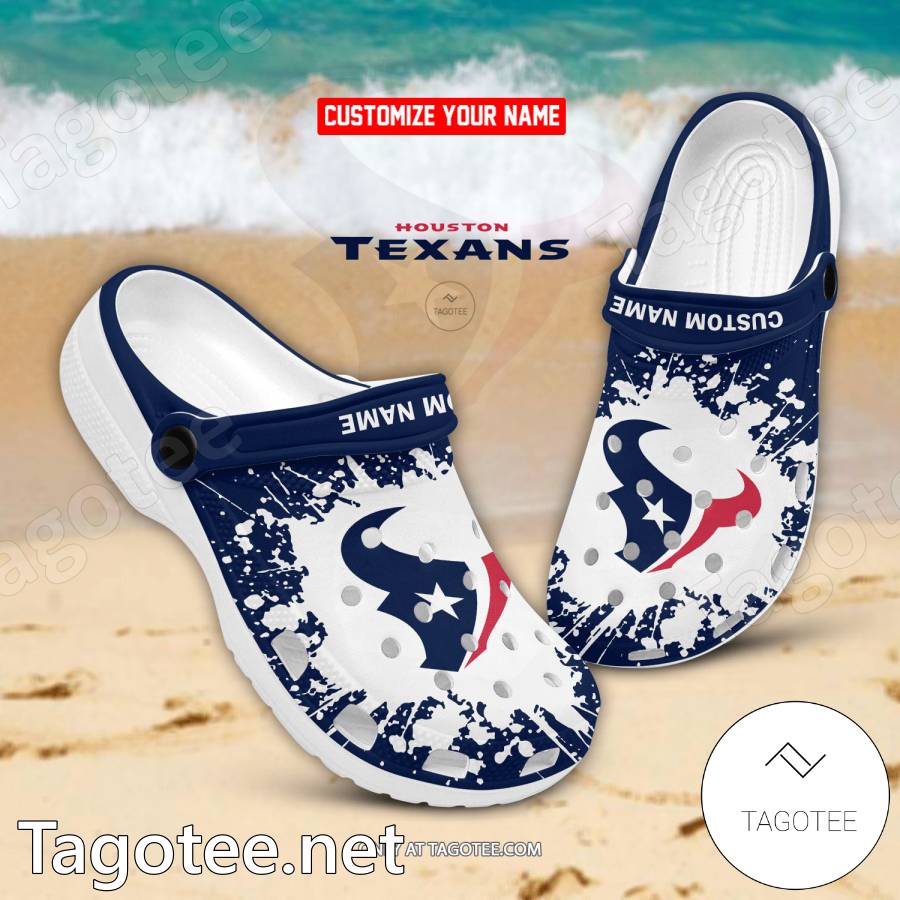 Houston Texans Custom Crocs Clogs - EmonShop