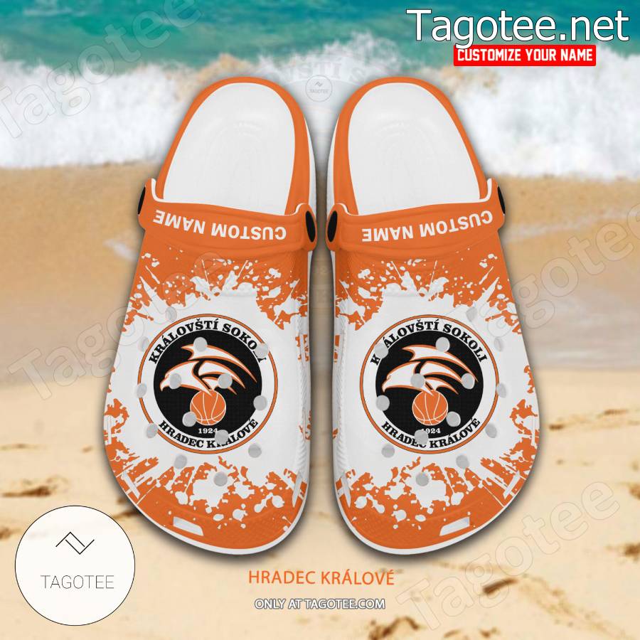 Hradec Kralove Logo Crocs Clogs - EmonShop a