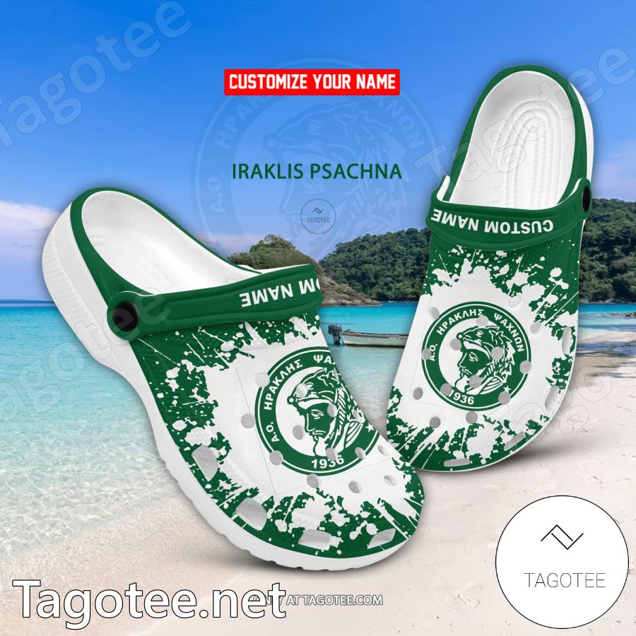 Iraklis Psachna Custom Name Crocs Clogs - EmonShop