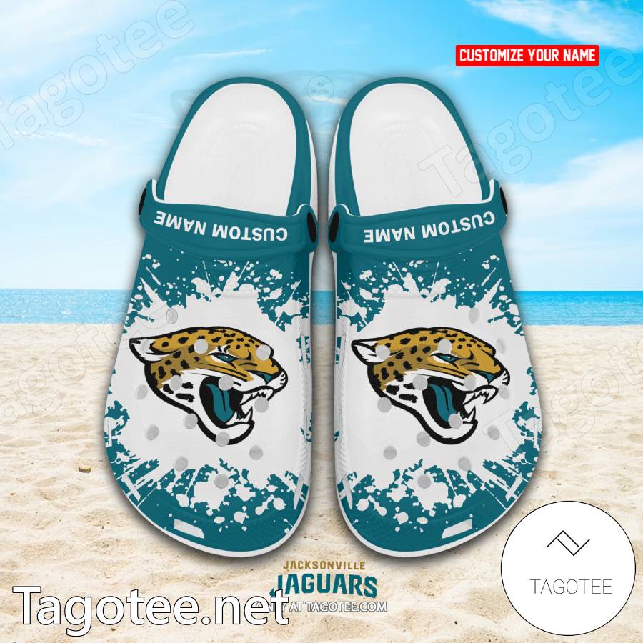 Jacksonville Jaguars Custom Crocs Clogs - EmonShop a