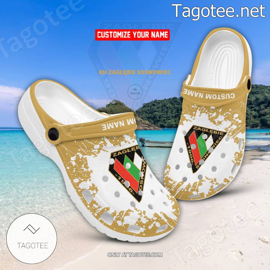 KH Zaglebie Sosnowiec Personalized Crocs Clogs - EmonShop