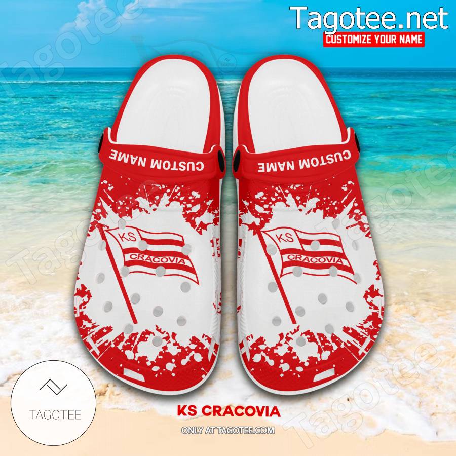 KS Cracovia Personalized Crocs Clogs - EmonShop a